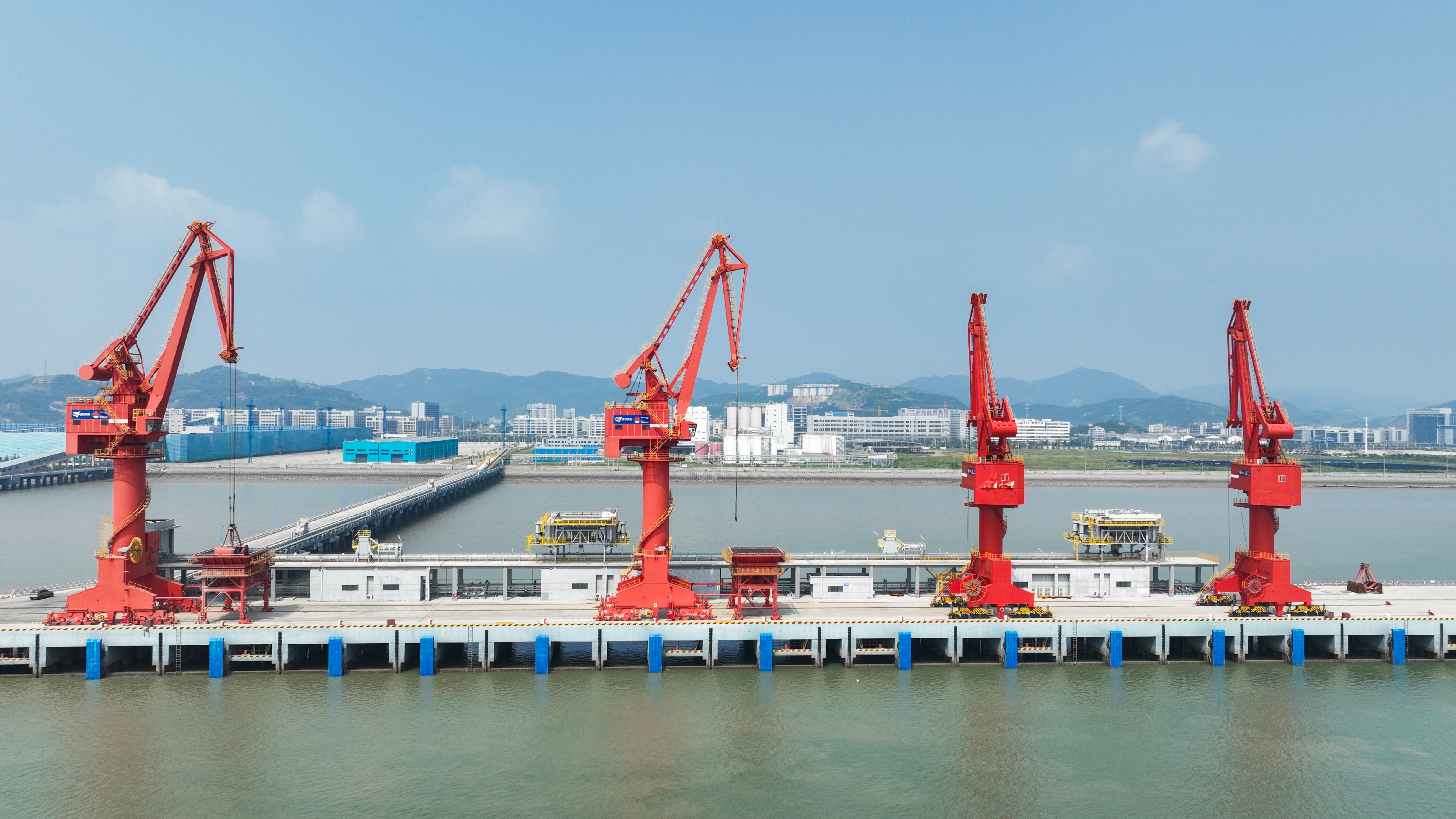 浙南首个10万吨级专业化粮油泊位建成