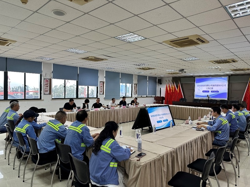 温州港集团总经理庄雷君调研龙湾公司